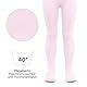 LaLoona 2er Pack Baby und Kinder Strumpfhose - Set 2x elastische Babystrumpfhosen mit breitem Bund und hohem Baumwolle Anteil - Rosa - 74-80