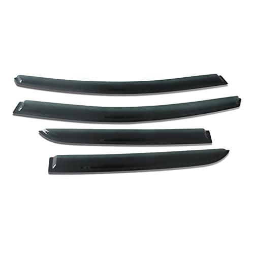 Visera lateral for ventana compatible con Toyota Yaris Vitz Echo Platz 1999 2000 2001 2002 2003 2004 2005 Deflectores de ventilación negros for lluvia