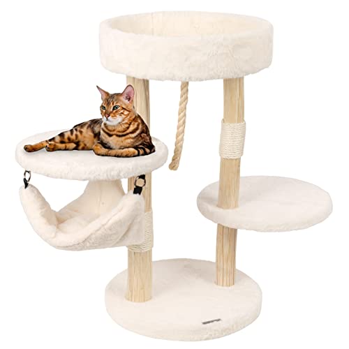 VOSS.PET Árbol rascador para Gatos Berry' - árbol de Escalada para Gatos con Tronco de Madera, 73 cm Cover