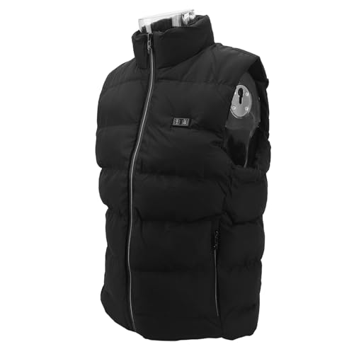 Chaleco calefactor para acampar y esquiar impermeable con 15 zonas de calor USB 4XL 5