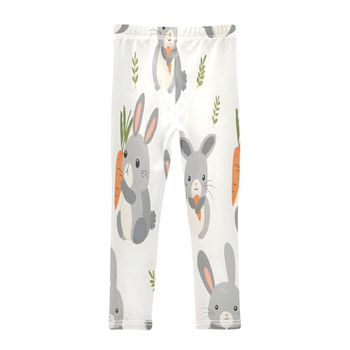 Toddler Girls Leggings Printed Yoga Pants Leggings Rabbit Holding Carrot for Kids2
