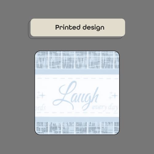 Tier And Valance Window Curtain Set - 58 Inch Width, 24 Inch Length - Live, Love, Laugh (Light Blue) - Light Filtering Drapes For Kitchen, Bedroom, Living & Dining Room By Achim Home Decor #TOP3