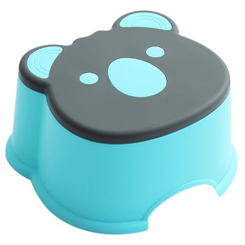 Happyyami Portable Small Stool for Boys and Girls Cartoon Design for Bathroom and Bedroom