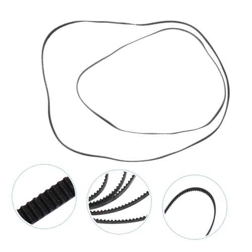 GLEAVI 2pcs Rubber Timing Belt Closed Loop Design for Printer High Accuracy Linear