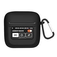 Siliconen beschermhoes voor JBL TOUR PRO 3 oordopjes - Duurzaam en milieuvriendelijk Bluetooth-oortelefoonhoesje met nauwkeurige gaten en oplaadcompatibiliteit - Schokbestendig, comfortabel aanvoelend