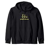 Familia Refugees Welcome Impresión Amarillo Sudadera con Capucha