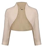 Kann perfekt mit allerlei Cocktailkleid, Abendkleid, Etuikleid, Partykleid oder Bleistiftkleid kombieniet werden - Dieser hübsche Bolero Jacke ist ein echter Hingucker.