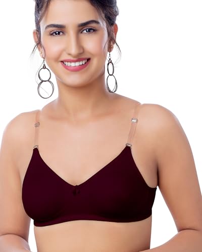 Image of Brida Monica Breathable Cotton Non-Padded Transparent Bra - Comfortable, Stylish