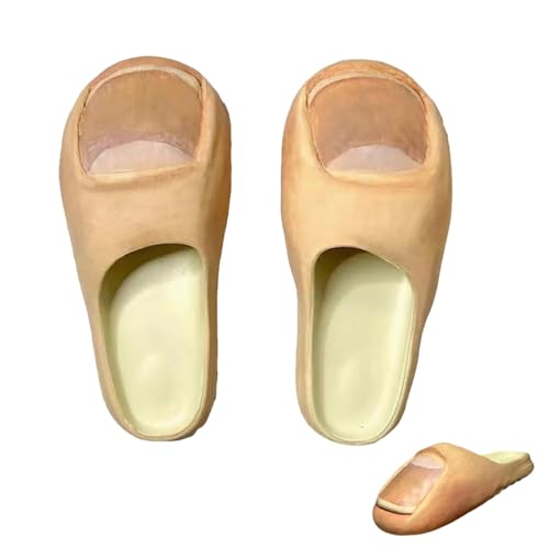Big Toe Slides, Funny Toe Slippers, Toe Nail Slippers, Non-Slip Big Toe Slides,Comfortable Novelty Big Toe Slides Festival Gifts For Man Women Friend Family(1A)