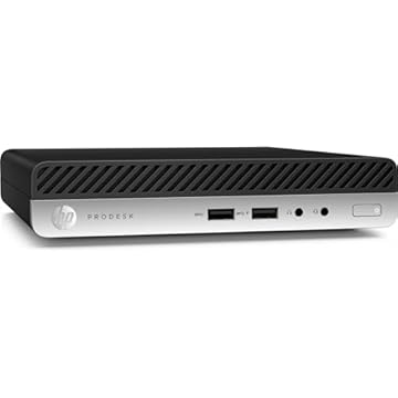 HP ProDesk 400 G5 Mini PC Computer Desktop Intel i5-9400T Ram 16Gb SSD 240Gb Windows 11 Office 2021 (Ricondizionato)