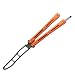 toptens Folding Tactical Training Practice Metal Steel G10 Handle Bearings Blunt Dull Blade Unsharpened Tool for Safety Improving Skills (Orange)