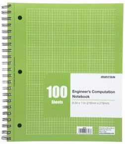 Mintra Office Engineer Notebooks and Pads Engineer Notebook, 1 Pack
