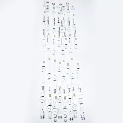FAMUGOS 8PCS LED Backlight Strip Kit Replacement for Samsung UN50M5300AF UN50J5000AF UN49j5200 UN49J5290 UN50J5200 High Brightness TV LED Strip Aluminum Base 3V LED Lamp Beads by FAMUGOS - Used condition - Image 6