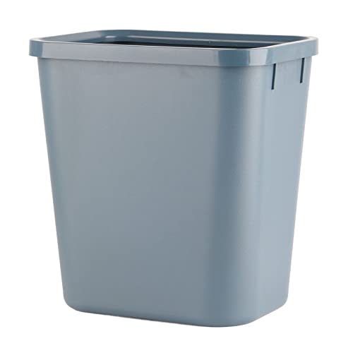 Cubo de basura para dormitorio y baño rectangular que ahorra espacio en color gris 4