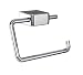 Produktbild Emco Trend Toilettenpapierhalter, Chrom, Klopapierhalter, ohne Deckel, Rollenhalter, Wandmontage - 20000101, Grau