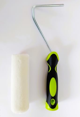 Quercos. Ersatzwalze für Midi Velour Import 12cm - Rollenhülle aus Samt, Plüschwolle, 5 mm, Midi-Rollen, Hasenbein, für alle Arten von Farben und Lacken. (C)