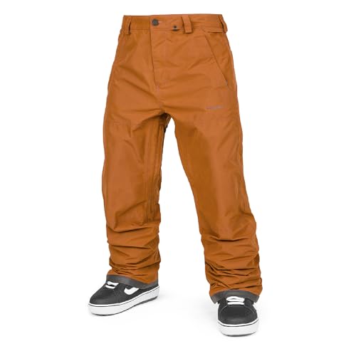 Volcom Men's Dua Gore-Tex Baggy Fit Snowboard Pant Caramel
