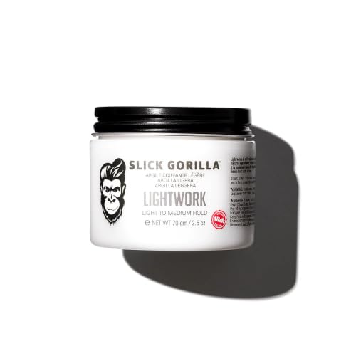 Slick Gorilla Lightwork Matte Hair Clay for Men Flexible Hold 70g