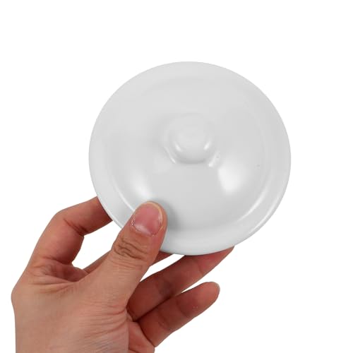 Tapas esmaltadas de teteras redondas Zerodeko para vajilla de té duradera 4