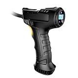 電動空気入れ コードレス 車 自転車 バイク 空気入れ 電動エアーポンプ USB充電式 小型 軽量 ポータブル エアーコンプレッサー 2000mAh 大容量バッテリー LED懐中ライト付き 低騒音 夜間使用 120W 自動車/自転車/バイク/ボール/浮き輪対応