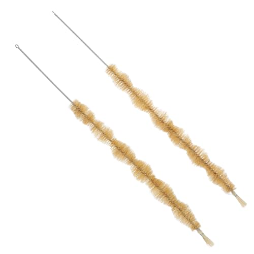 FOMIYES 2pcs Sippy Cup Brush Iron Condenser Pipe Cleaner Convenient Pig Hair Pipe Tube Cleaner