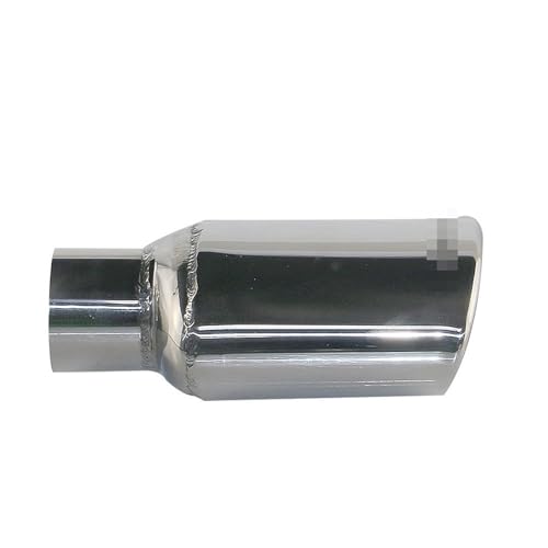 Embout d'échappement voiture en acier inoxydable 57mm style AMG sortie roulée