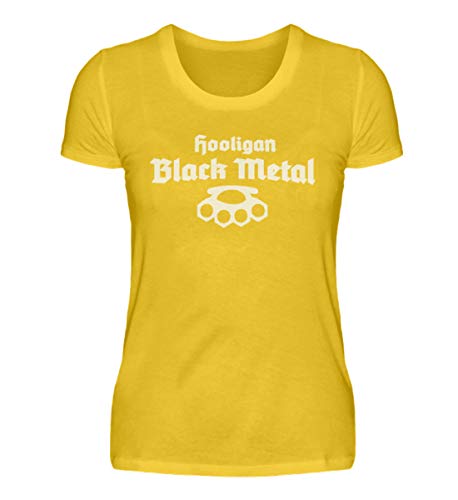 T-shirt pour femme Hool Black Metal en coton peigné haut de gamme