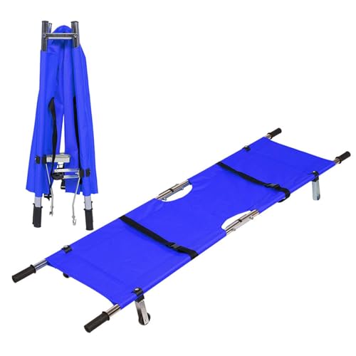 担架 折りたたみ 縦200×横53cm 耐荷重150s 持ちやすい 安全ベルト 収納袋付き ストレッチャー 軽量 コンパクト 簡易担架 救急 救護 災害 防災 介助 緊急 介護