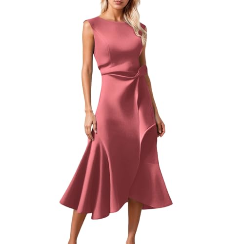 Vestido Invitada Boda Vestidos De Fiesta Vestidos Mujer Elegantes Invierno Negros Largos Madrina Talla Grande Largo Flecos Ropa Elegante Bonita Señora Mayor Rojo Trajes Dos Piezas para Satin 4XL