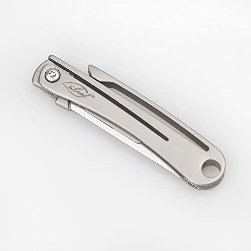 Ileaf Titanium Alloy Daily Mini Pocket Utility Knife With 10 Replaceable Blades, Ultra Compact And Lightweight #TOP5