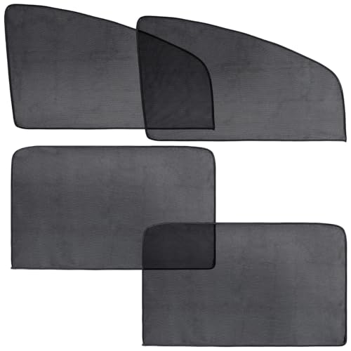 Cortina parasol magnética con bloqueo de calor y protección UV para ventanas de coche