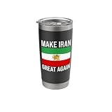 Make Iran Great Again Miga Support Democracy & Iran Freedom Stainless Steel Insulated Tumbler