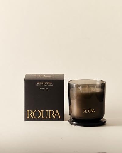 Bougie parfumée cèdre et ambre de luxe | Collection Icon 3 mèches