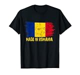 Bandera de Rumanía orgullosa de Rumanía