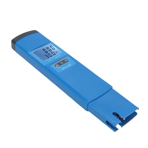 AUNMAS Kit de Medidor de Temperatura Digital ORP Cl 3 en 1 para Piscina, Multifuncional, Medición Rápida y Precisa, Pantalla Retroiluminada, Juego de Probador de Temperatura ORP Cl
