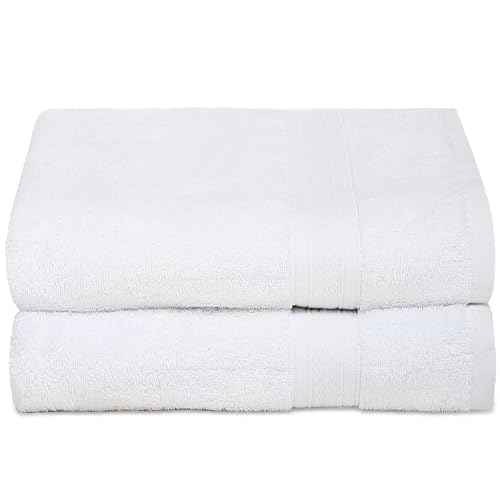Arvind 100% Cotton Towels for Bath | Towels for Bath Large Size | 500 GSM Bath Towel - Soft & Absorbent | 2 Piece Bath Towel for Men/Women | Urban...