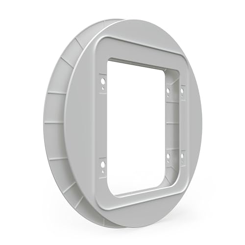 Sure Petcare Montageadapter, passend für die Sure Petcare SureFlap Mikrochip-Haustierklappe und die Haustierklappe Connect für Katzen und kleine Hunde, zum Einbau in Glasscheiben, weiß, 2er-Pack Sure Petcare Montageadapter, passend für die Sure Petcare SureFlap Mikrochip-Haustierklappe und die Haustierklappe Connect für Katzen und kleine Hunde, zum Einbau in Glasscheiben, weiß, 2er-Pack
