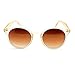 Okulary przeciwsłoneczne KISS® - mod w stylu MOSCOT. WAVE ICONIC - Johnny Depp mężczyzna kobieta OKRĄGŁY fajny vintage - KREM