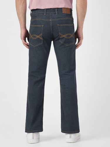 Image of Urbano Fashion Men's Stretch Fit Mid Rise Washed Bootcut Jeans Stretchable