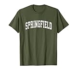 Springfield Missouri MO Vintage Varsity Sports Text T-Shirt