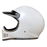 Integralhelme Retro-Motorräder Helm für Unisex Cruiser Integralhelme ABS Standard Motorrad Vier Jahreszeiten