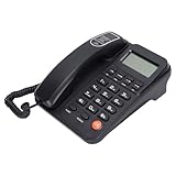 ASHATA Téléphone Filaire KX-T2026CID, Téléphone Fixe avec écran LCD, Téléphone de B...