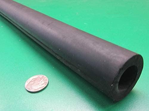 Black Neoprene Round Tube 75A 1.50" (1-1/2") OD x .875" (7/8") ID x 36" Length 1 pc