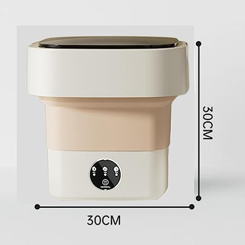 JISADER Máquina de lavar roupa para viagem, 6,5 L, toalhas convenientes com alça, fácil de transport