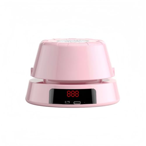 電動縄跳び機・自動スキッピングマシン | リモコン操作・自動カウント・高さ調整機能・Bluetooth連携対応 | 大容量バッテリー・20時間連続稼働・室内外兼用・親子フィットネス用 (ピンク)