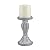 Briarwood Decorative Molded Cement Pillar Candle Holder, Elegant Decor Accents for Wedding Decorations, Parties, or Everyday Home Decor
