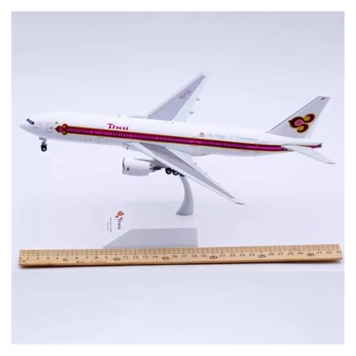 Aviones de metal fundido a presión escala 1:200 de Thai B777-200 acabado prémium 7