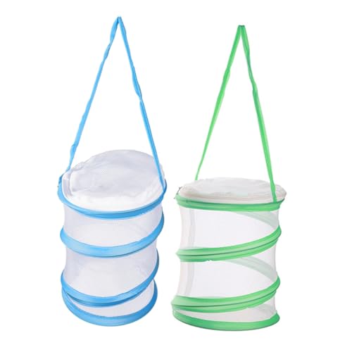 Jaula para insectos Hemobllo plegable con red de malla transpirable, pack de 2 unidades 1