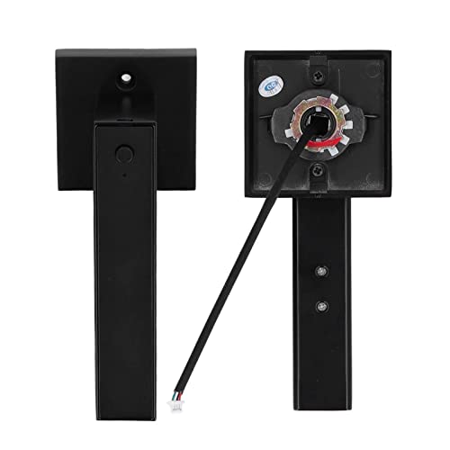 Fechadura de porta com impressão digital, trava eletrônica de liga de zinco antifurto preta para hot