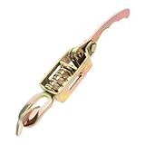 DIYEAH Galvanized Iron Heavy Duty Toggle Latch for Secure Cargo Locking Spring Release Box Latch Hook for Trucks Trailers and Industrial Use Durable Metal Hasp for Reliable Locking